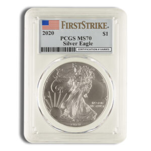 2020 Silver Eagle PCGS MS70 First Strike