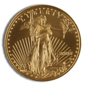 2006-W 1/2 oz Burnished Gold Eagle $25 (Cap Only)