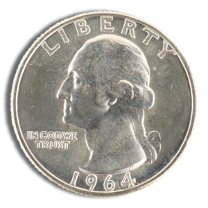 $1 FV 90% Silver Washington Quarter 1932-1964 Proof