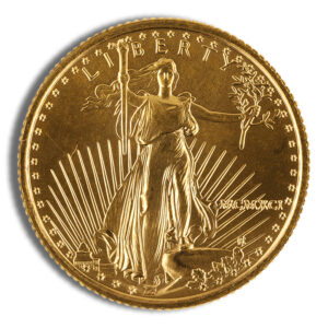 1991 1/4 oz Gold Eagle - BU (MCMXCI)