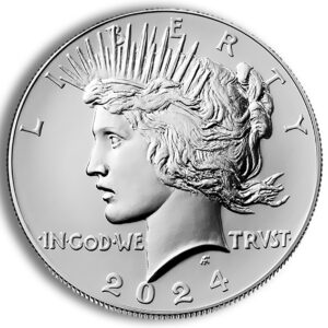 2024-P Peace Silver Dollar w/Box & COA