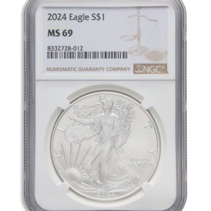 2024 Silver Eagle NGC MS69
