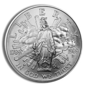 1989-D $1 Congressional Silver Commem - BU
