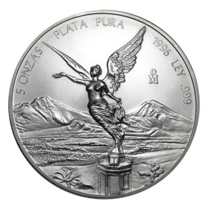 5 oz Silver Mexican Libertad - BU
