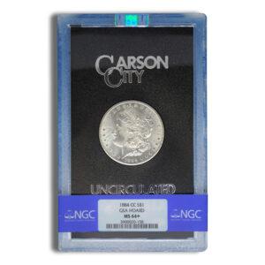 1884-CC GSA Morgan Dollar - NGC MS64+
