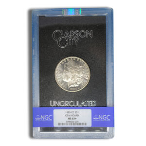1885-CC GSA Morgan Dollar - NGC MS63+