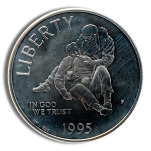 1995-P $1 Civil War Silver Commem - BU