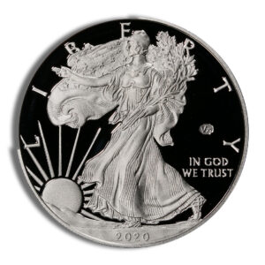 2020-W Proof Silver Eagle V75 Privy with Box & COA