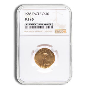 1988 1/4 oz Gold Eagle $10 NGC MS69