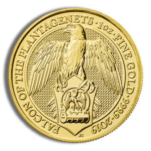 2019 1 oz Great Britain Queen's Beast Gold Coin - Falcon