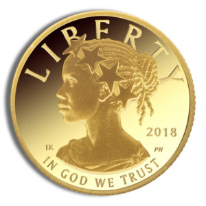 2018 1/10 oz American Liberty Gold Coin (Box & COA)